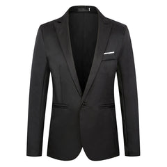 Moda Simples Slim Jovem Masculino Terno Jaqueta