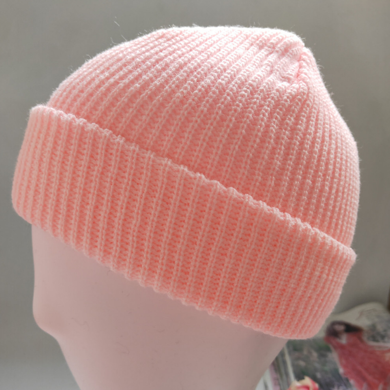 Gorro de lã tricotado