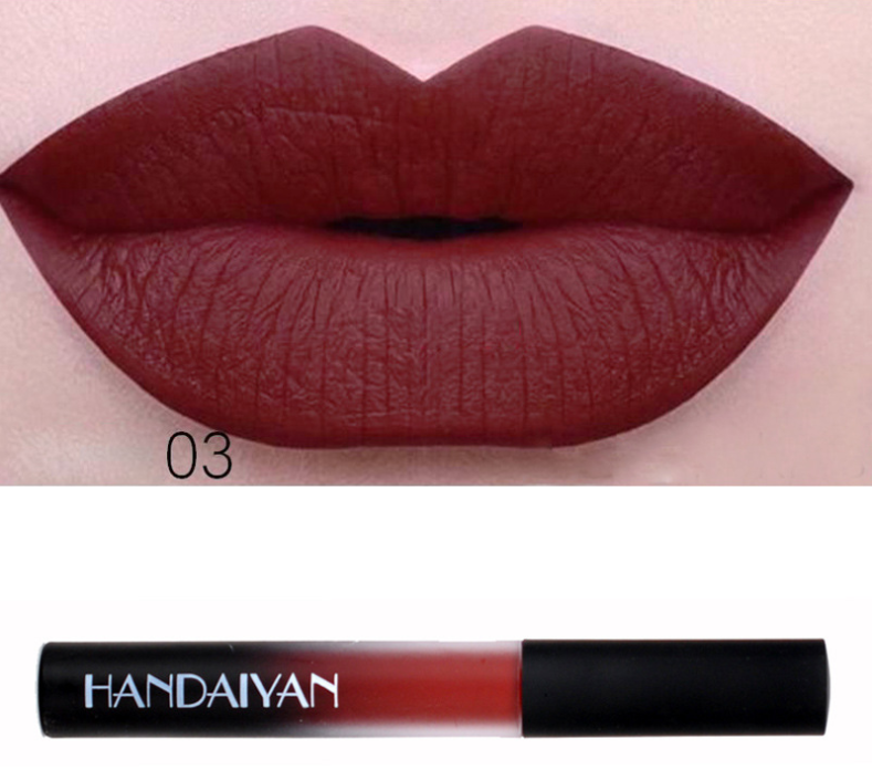 Charm matte velvet matte brillo de labios brillo de labios mate antiadherente mate lápiz labial líquido de larga duración se puede autorizar