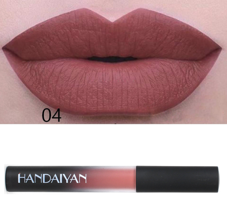 Charm matte velvet matte brillo de labios brillo de labios mate antiadherente mate lápiz labial líquido de larga duración se puede autorizar