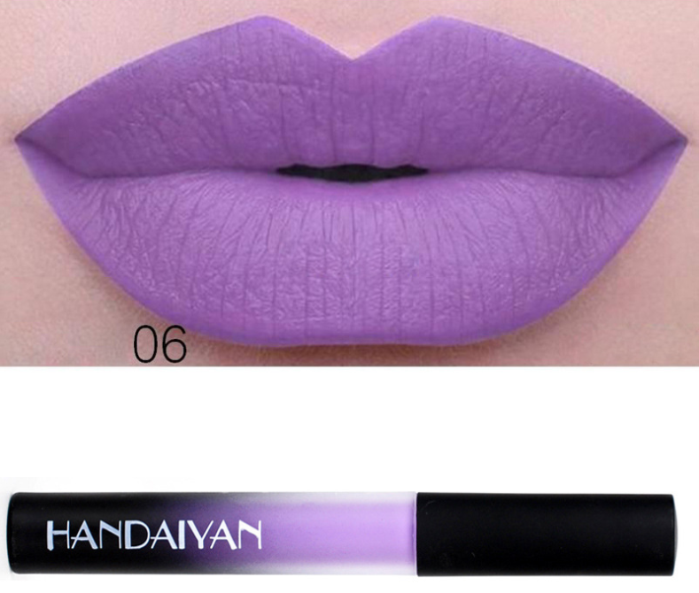 Charm matte velvet matte brillo de labios brillo de labios mate antiadherente mate lápiz labial líquido de larga duración se puede autorizar