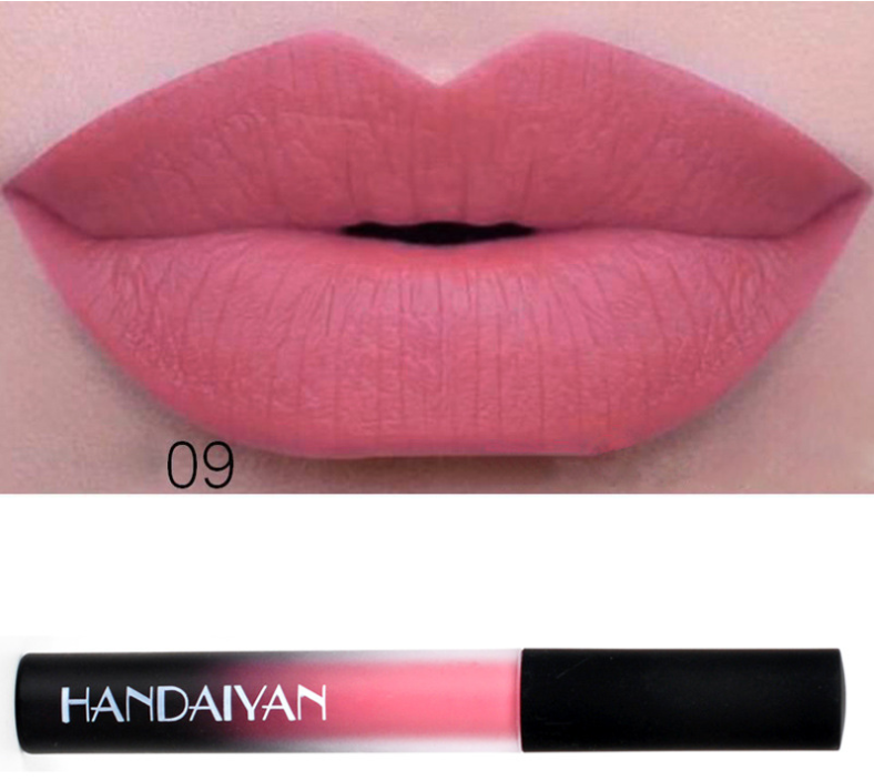 Charm matte velvet matte brillo de labios brillo de labios mate antiadherente mate lápiz labial líquido de larga duración se puede autorizar