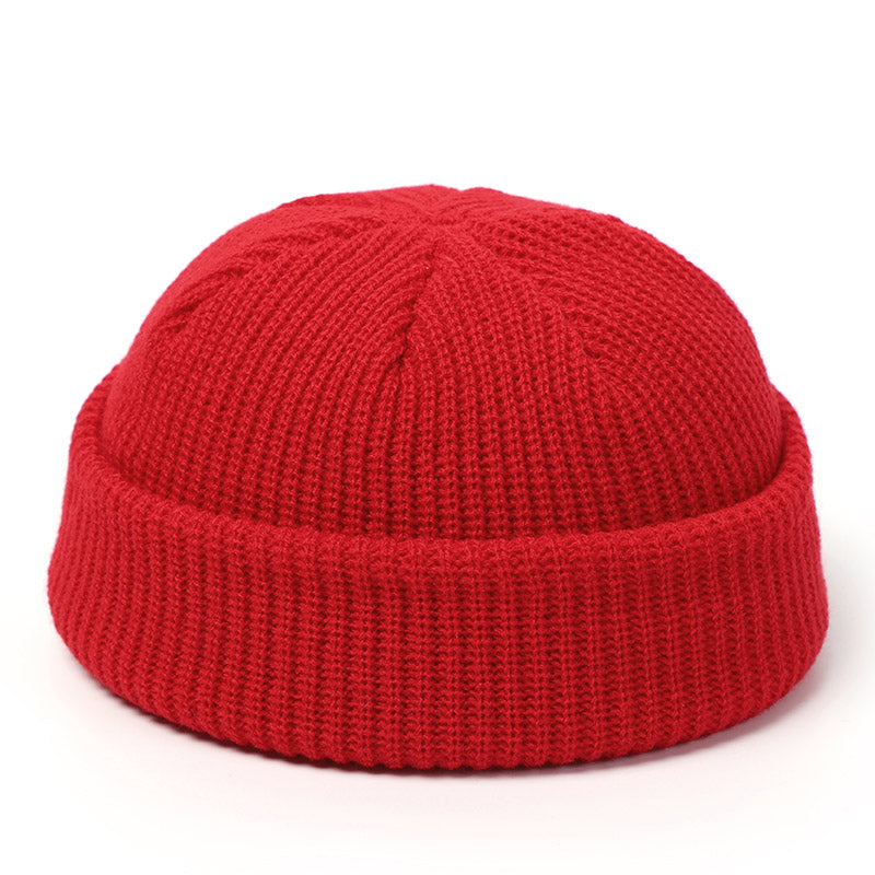 Gorro de lã tricotado