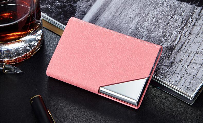 Aluminum creative business card holder