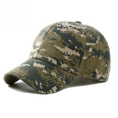 Boné de beisebol camuflado casual da moda Boné de pala