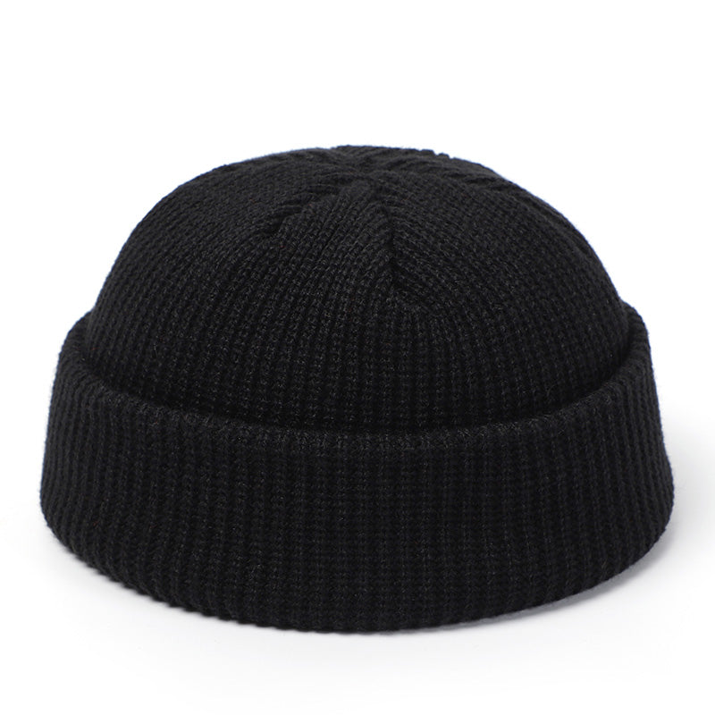 Gorro de lã tricotado