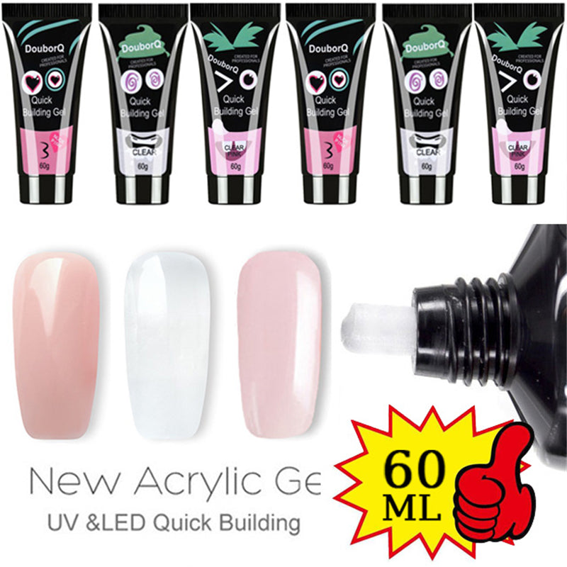 60ML Desenhos Animados Unhas Gel Nail Art 3 Cores Unhas Gel