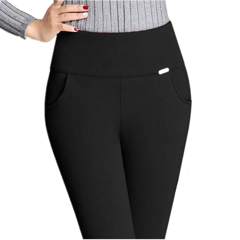 Pantalones de mujer de cintura alta elásticos para uso exterior Leggings