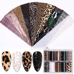 Adesivo de unha Ins Classic Manicure Snake Star Set Adesivo