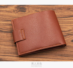 Men's Short Business Classic Multi-Card Pocket Wallet Leather Wallet