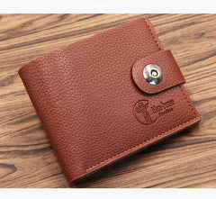 Men's Short Business Classic Multi-Card Pocket Wallet Leather Wallet