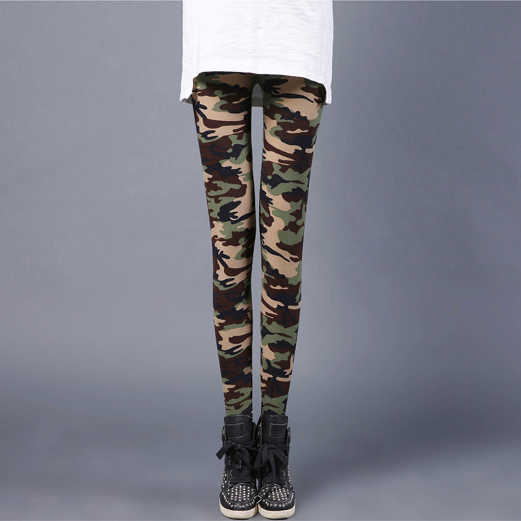 Leggings estampadas camufladas