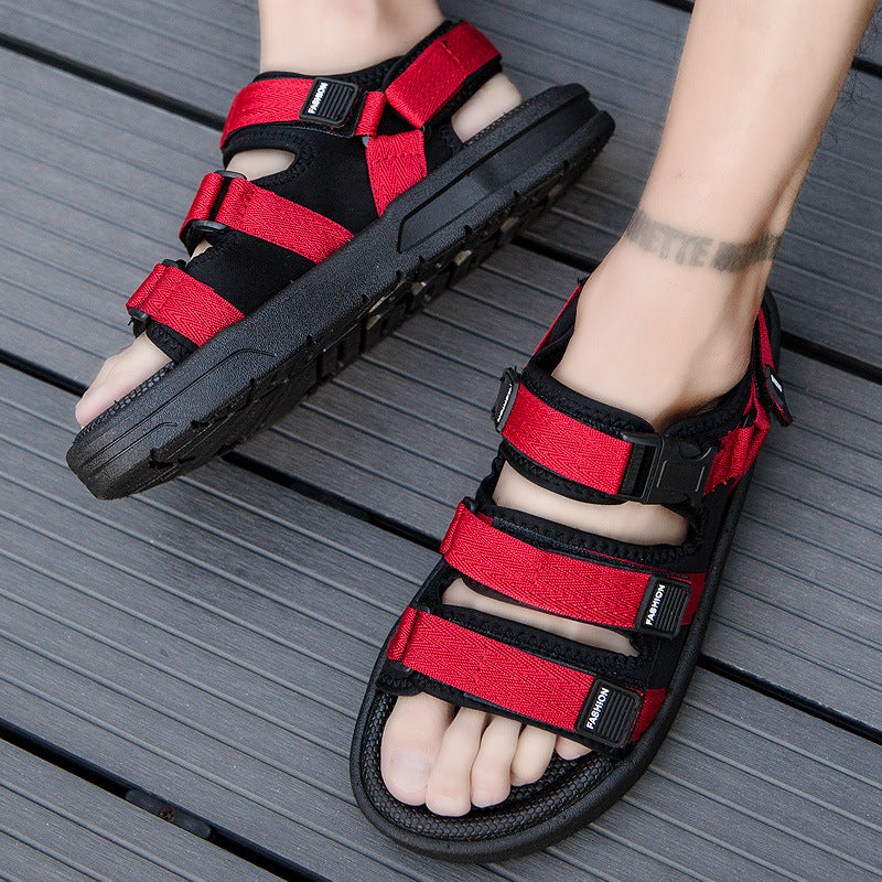 Men's Sandal Summer New Casual Korean Fashion Wear Beach Shoes