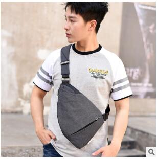 Digital canvas bag for men's canvas chest, chest, chest, slung shoulder, multi function and single shoulder burglar burglar bag