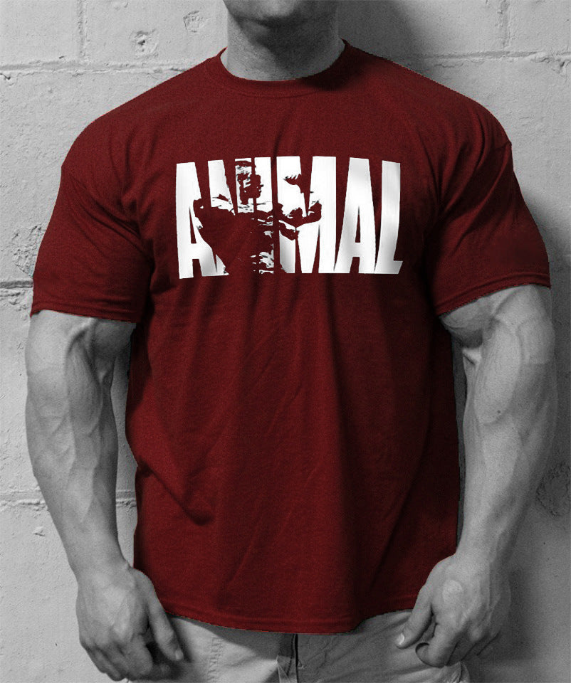 Camiseta masculina esportiva fitness ANIMAL