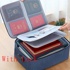 Multi-layer document storage bag