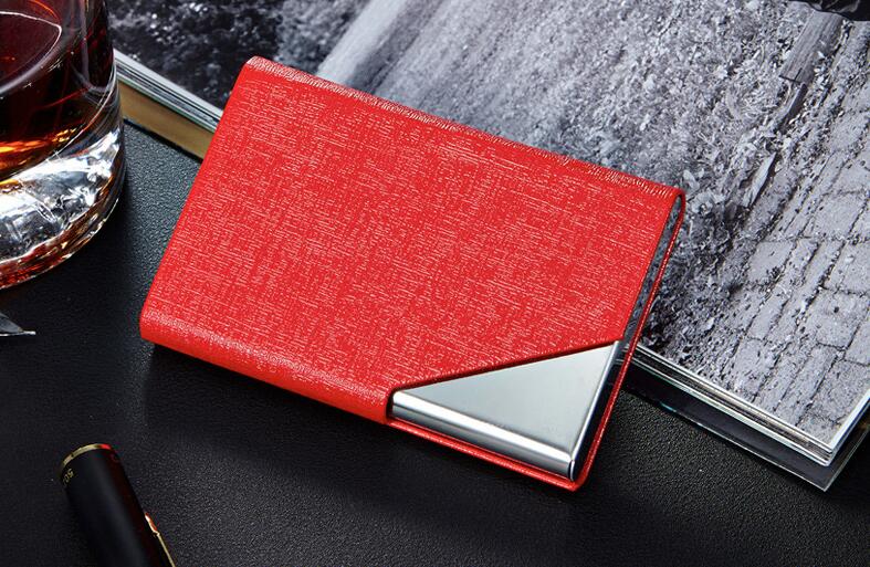 Aluminum creative business card holder