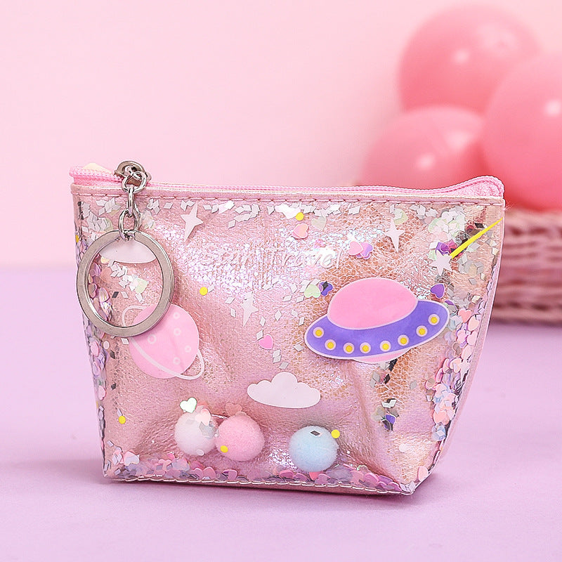 Makeup Bag Quicksand Coin Purse Storage Bag