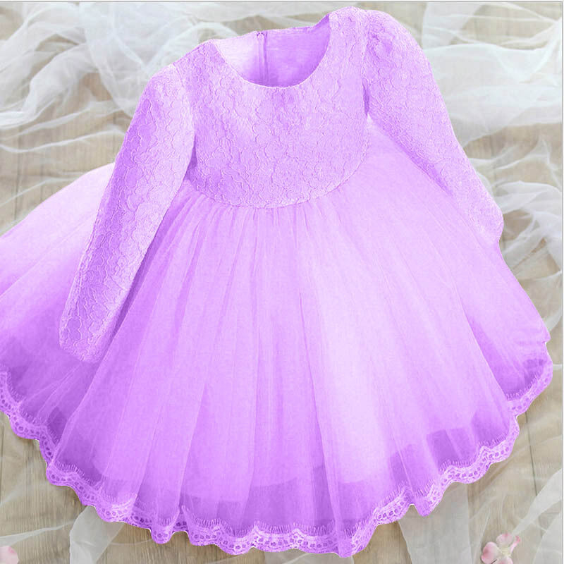 Vestido de princesa de encaje para niñas, vestido de verano