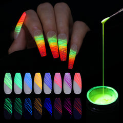 Manicure Luminous Nail Art Spider Gel para unhas UV Esmalte