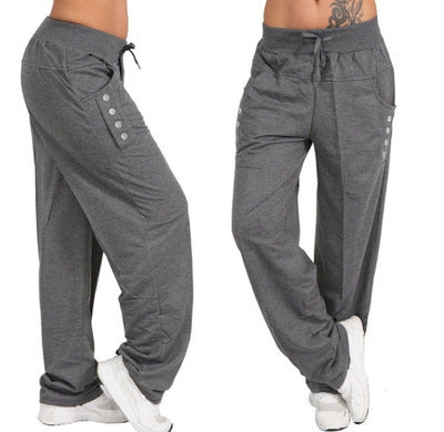 Pantalones rectos holgados casuales