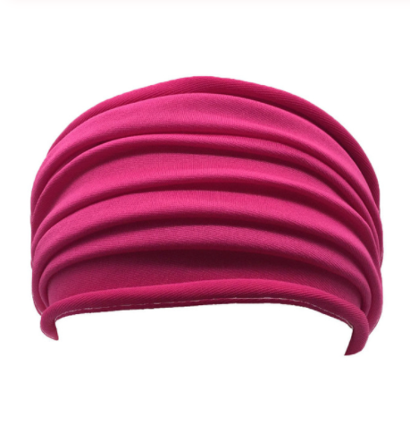 Elastic sweat-absorbent headband