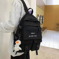 A nova mochila escolar da moda coreana Mochila escolar da tendência doce