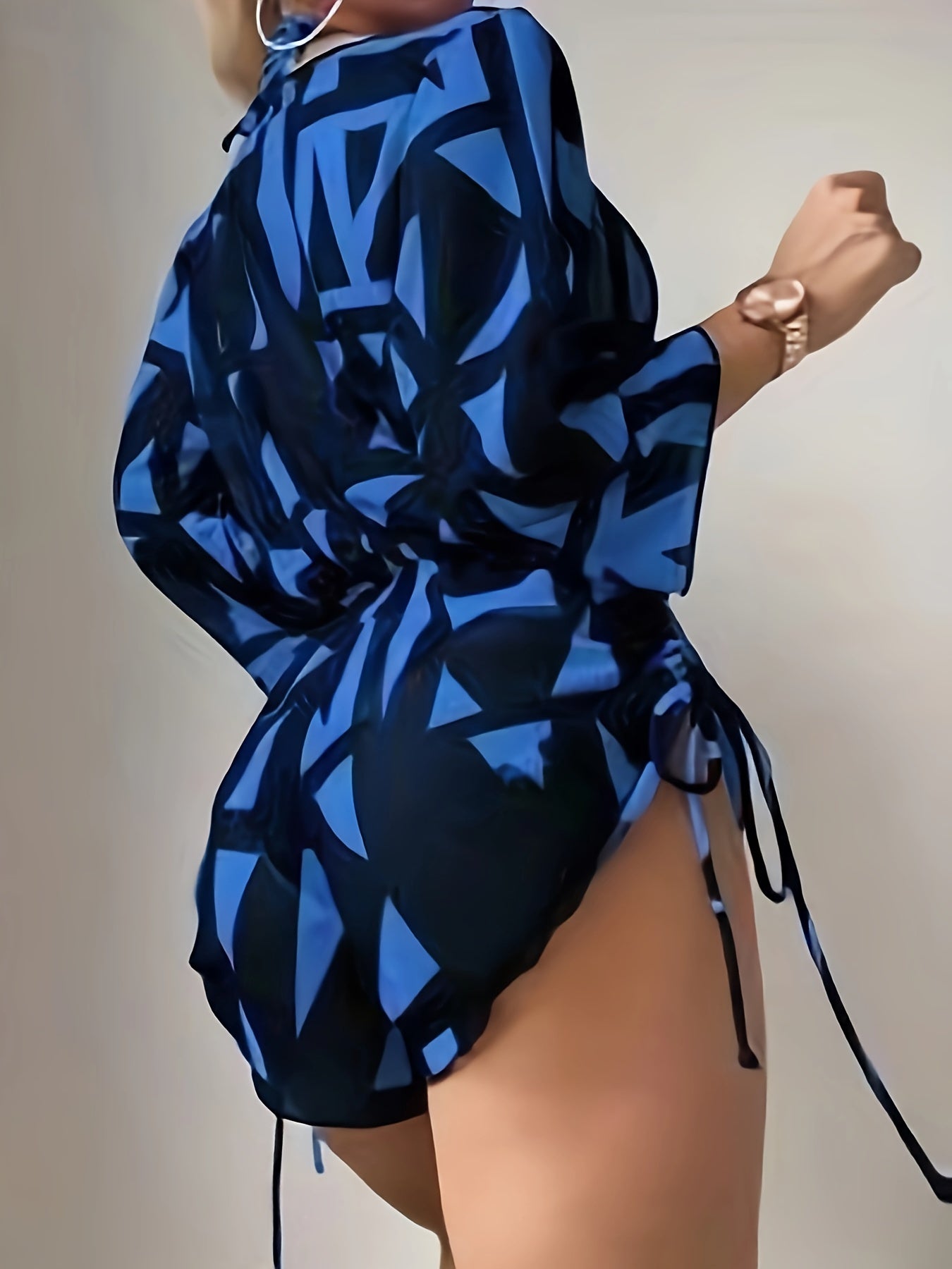 Women's Leaf Print Bikini Set