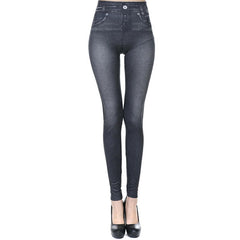 Leggings de cintura alta - Leggings jeans