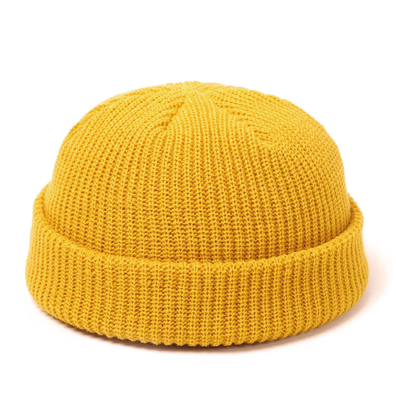 Gorro de lã tricotado