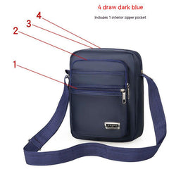 Large Capacity Multi-layer Waterproof Shoulder Crossbody Bag