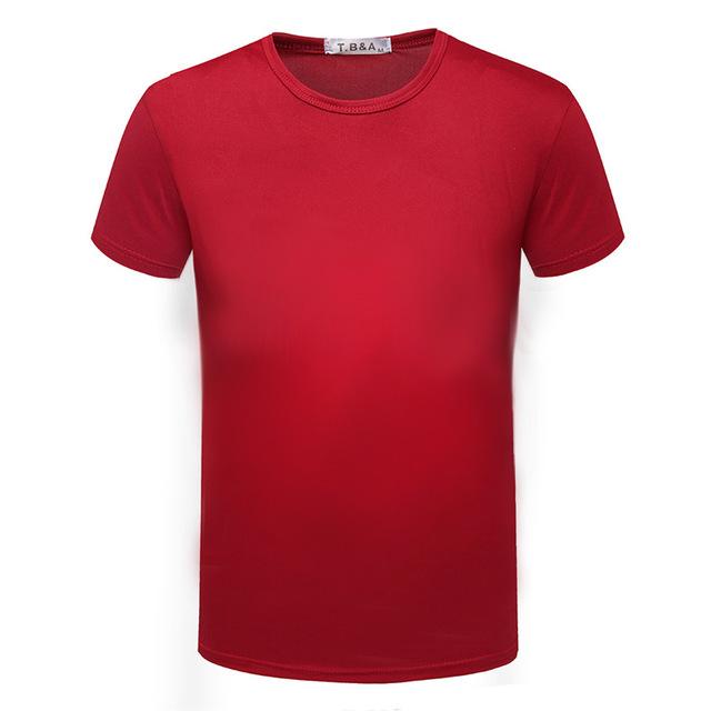 Camiseta masculina de manga curta com gola redonda e slim