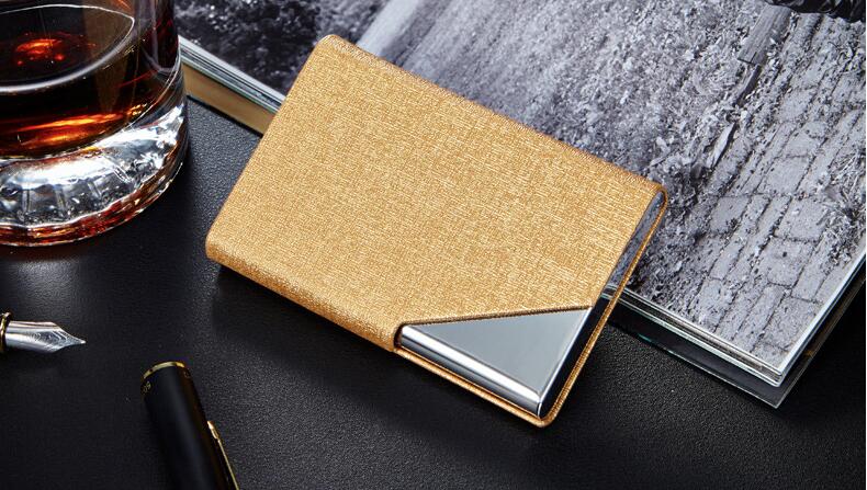 Aluminum creative business card holder