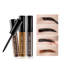 Tinte para tatuaje de cejas Peel Off Brown Black Eye Brow, resistente al agua, de larga duración, profesional, gel para cejas, crema, máscara de pestañas, maquillaje de ojos, cosméticos