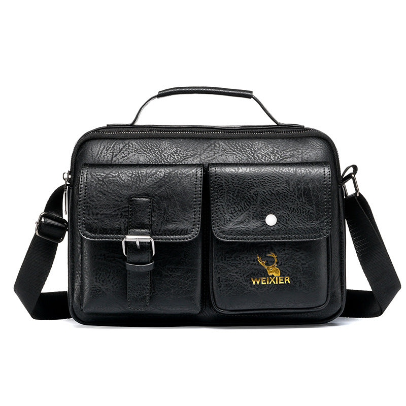 New Large-capacity Horizontal  Men's Shoulder Bag