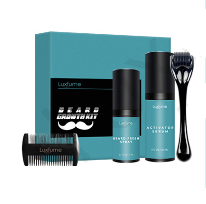 Kit de cuidado de la barba líquido para el crecimiento de la barba