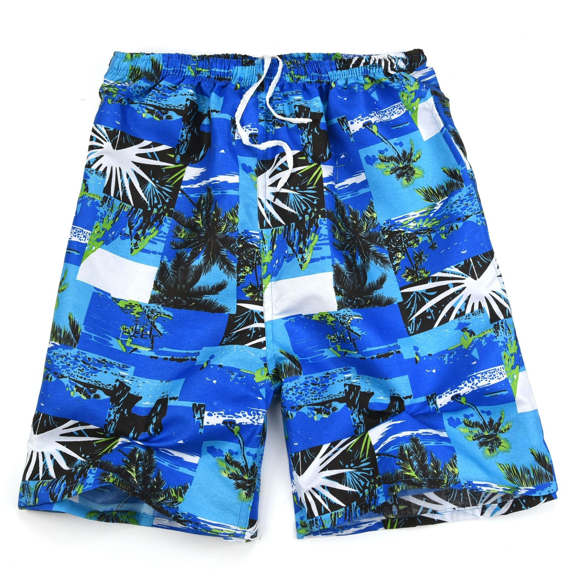 Pantalones de playa casuales de secado rápido con estampado urbano