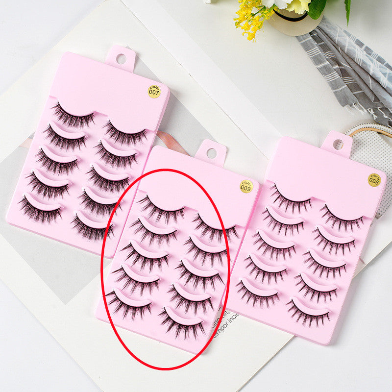 5 pares de pestañas postizas de manga, recién llegadas, estilo anime, cosplay, naturales, tenues, maquillaje coreano, pestañas postizas artificiales