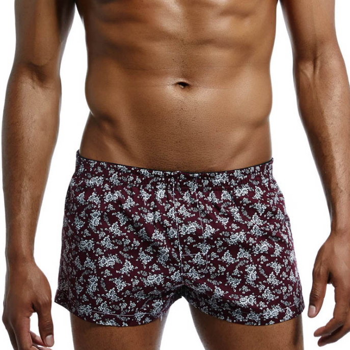 Boxer floral retrô