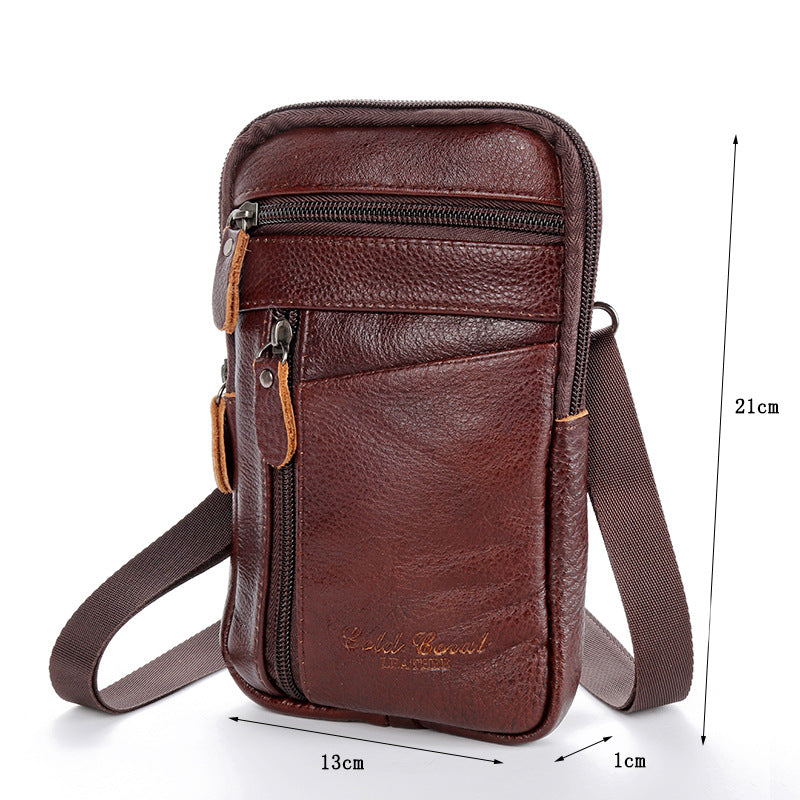 Bolsa para celular masculina, cinto de uso, esportes ao ar livre, bolsa pequena de um ombro