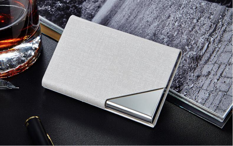 Aluminum creative business card holder