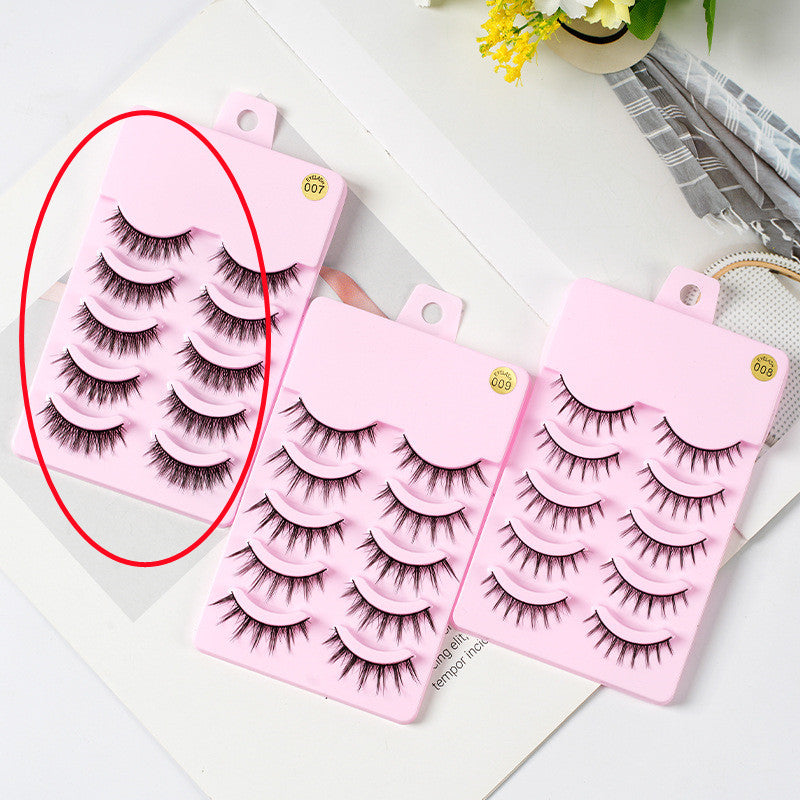 5 pares de pestañas postizas de manga, recién llegadas, estilo anime, cosplay, naturales, tenues, maquillaje coreano, pestañas postizas artificiales