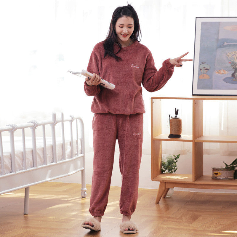 Traje cálido de hada de otoño e invierno, pijama de franela japonés