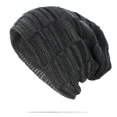 Gorro cálido de invierno para hombre y mujer, unisex, para exteriores, de lana nueva, tejido, informal, de algodón