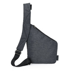 Digital canvas bag for men's canvas chest, chest, chest, slung shoulder, multi function and single shoulder burglar burglar bag