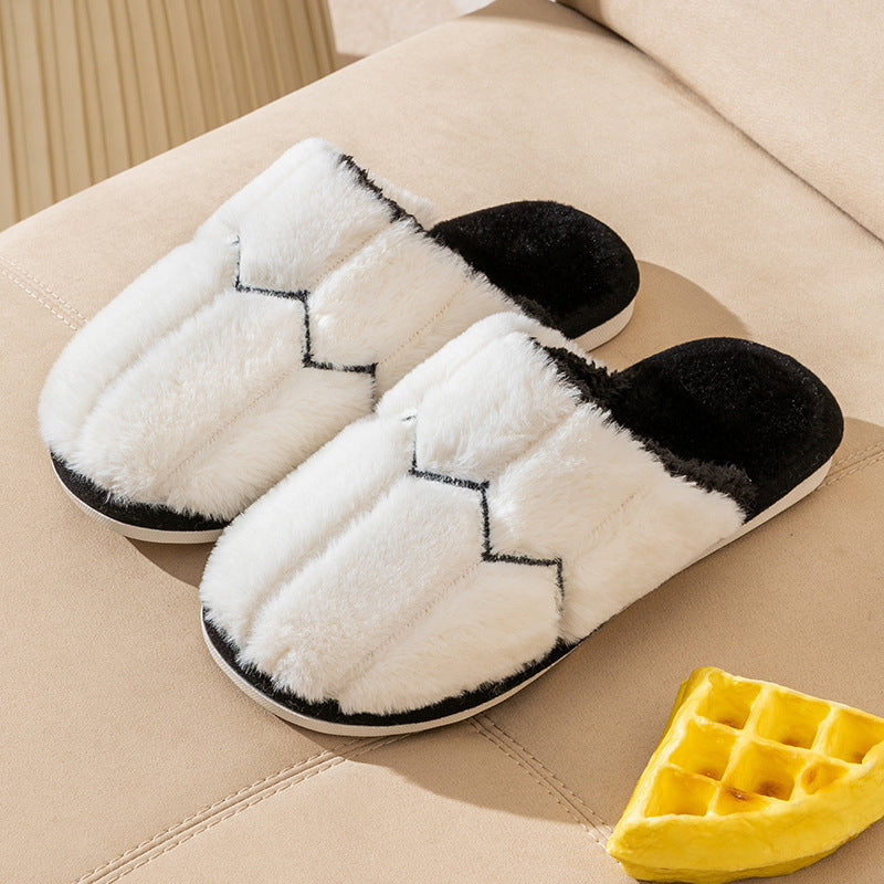 Pantufas de Algodão Femininas Inverno Casa