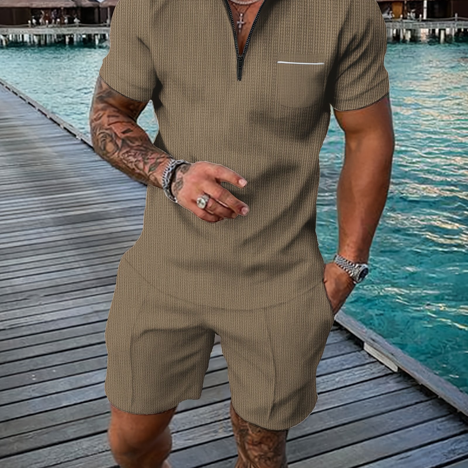 Clean, cool, and casual – the perfect summer set for effortless style day and night.