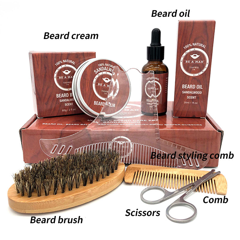 Set de cuidado de barba Aceite y crema para barba