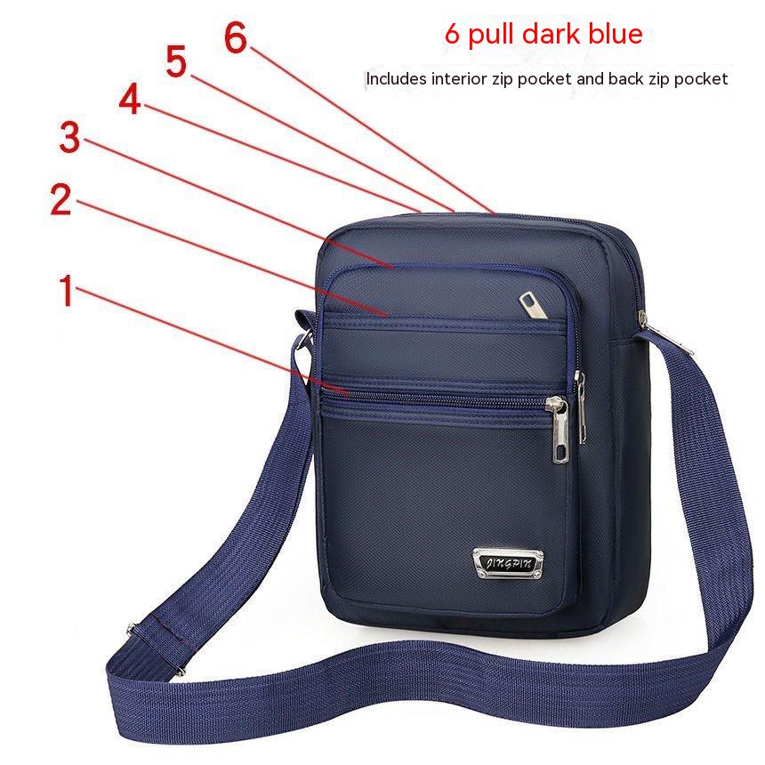 Large Capacity Multi-layer Waterproof Shoulder Crossbody Bag