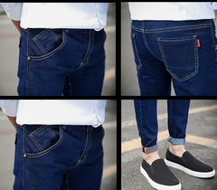 Calça jeans masculina cropped